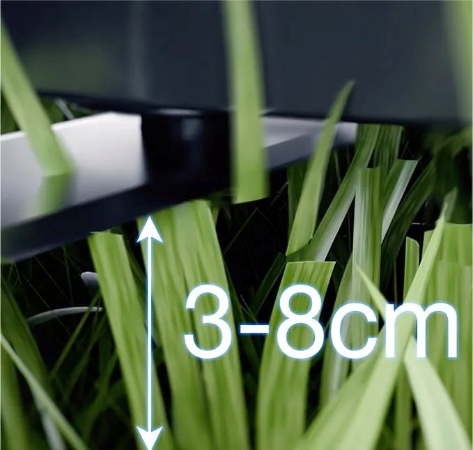 Regulowana wysokość koszenia 3–8 cm


