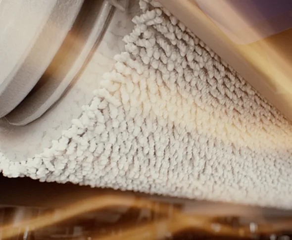 System suszenia gorącym powietrzem 45°C utrzymuje mop świeży i wolny od zapachów!