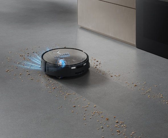 Robot Deebot mopuj kafelki w kuchni