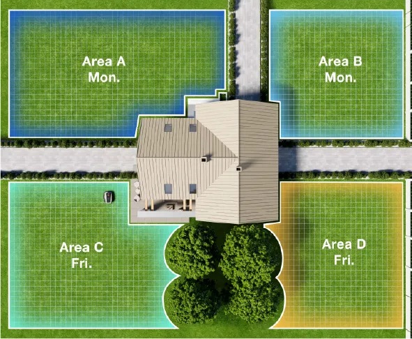 Harmonogramowanie i zarządzanie mapami wielostrefowymi