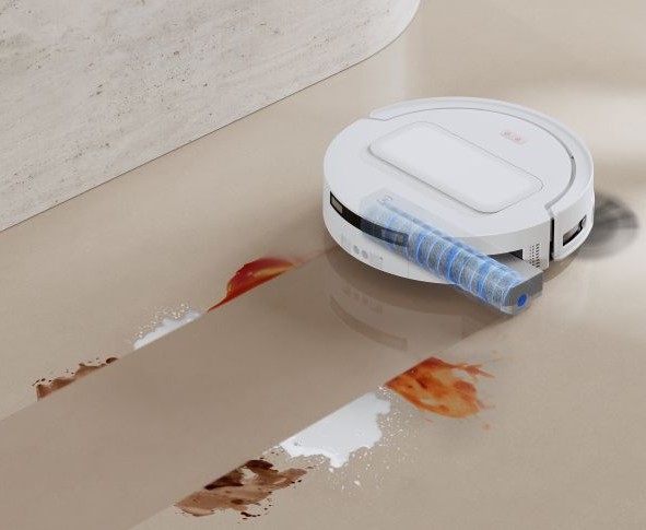 ECOVACS DEEBOT T90 MAX PRO OMNI Robot odkurzająco-mopujący przejeżdżający po plamach i zostawiający czystość za sobą.